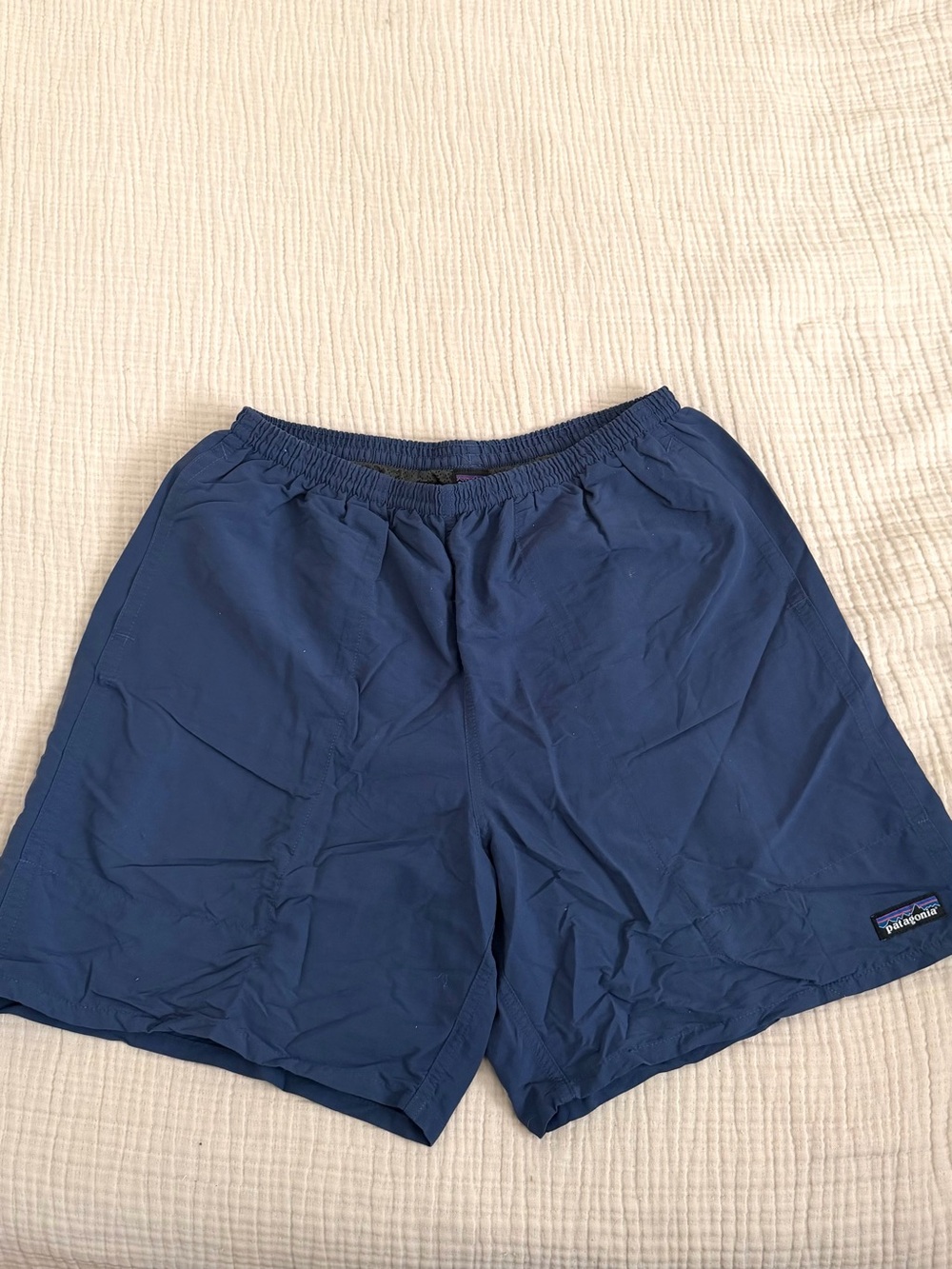 Patagonia Mens Navy Blue Baggies Shorts